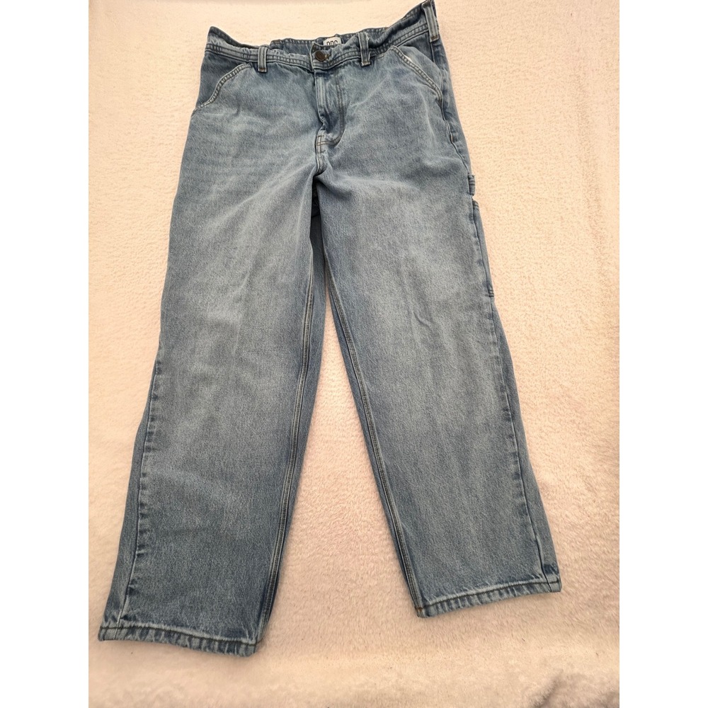 BDG Urban Outfitters Mens Carpenter Jeans Light Wash Blue 34x30 Utility Pants